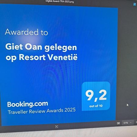 Giet Oan Gelegen Op Resort Venetie Giethoorn Exterior photo