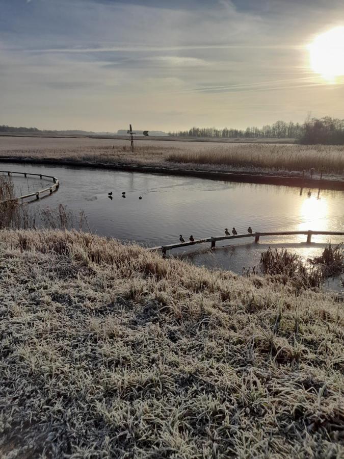 Giet Oan Gelegen Op Resort Venetie Giethoorn Exterior photo